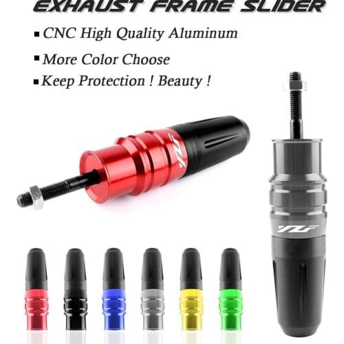 CNC Aluminum Motorcycle Exhaust Frame Slider Crash Pads Plug Guard Protector for YAMAHA YZF R1 R25 R3 R6 YZF-R1M S YZF-R6