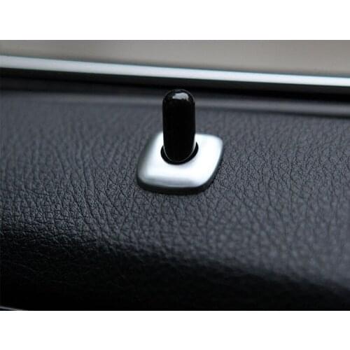 Car Styling For BMW 3/5 series F10 F30 Interior Doors Latch Lift Door Pin Decoration Cover Roof Microphone Sticker Trim