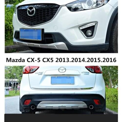 For Car BUMPER Plate For Mazda CX-5 2013.2014.2015.2016.2017 BUMPER GUARD High Quality Stainless Steel Front+Rear Auto Accessori