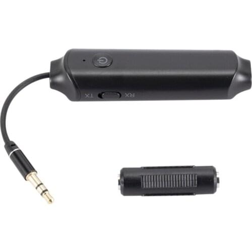 Bluetooth 5.0 Transmitter Receiver 2-In-1 Wireless Bluetooth Adapter 3.5 mm Bluetooth Audio Adapter