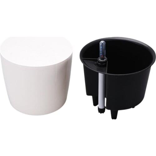 Automatic Watering Flower Pot Round Lazy Absorption Flower Pot Resin Environmental Protection Planting Pot Green Plant