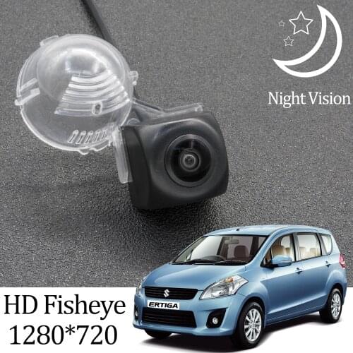 Owtosin HD Fisheye 720P Rear View Backup Camera For Suzuki Ertiga 2012 2013 2014 2015 2016 2017 2018 2019 2020 Car Monitor