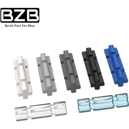 BZB MOC DIY Part 32062 Technical Axle 2 Notched Bricks Building Blocks DIY Educational High-Tech Spare Kids Toys Boys Girls Gift
