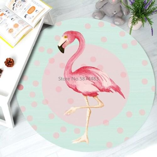 Round Carpet Nordic Style Hanging Chair Cushion Round Floor Cushion Computer Chair Swivel Chair Cushion Bedroom Bedside Blanket