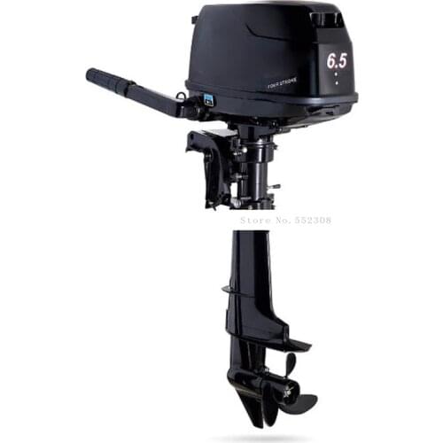 6.5/7.0HP Horsepower Boat Outboard Engine Air/Water-cooling System Gasoline Fuel Four strok Outboard Motor For Inflatable Boat