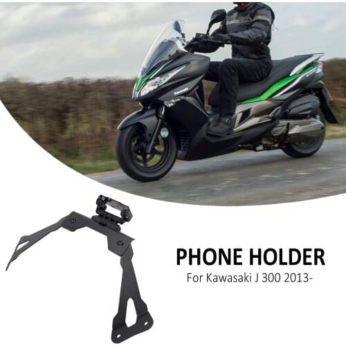 NEW Motorcycle Phone Navigation GPS Plate Bracket Holder FOR Kawasaki J300 2013