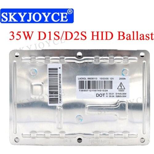 SKYJOYCE New OEM LAD5GL 4Pin 12V 35W D1S D1R D2S HID Ballast Igniter 89035113 For A4 S4 S80 S60 XC90 Original Replacement hid