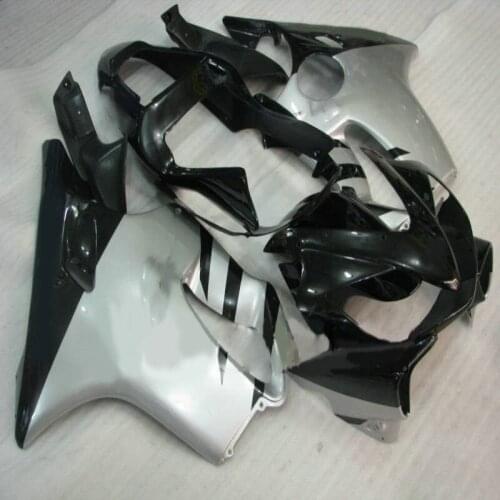 Dor-For honda CBR600 F4i 2001 2002 2003 CBR 600 F4i 01 02 03 CBR 600F4i Motorbike Fairing Silver black Injection Molding