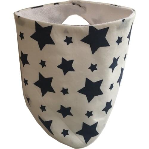 Pafuli Handmade Kutis Bandana Bib Navy Blue Stars