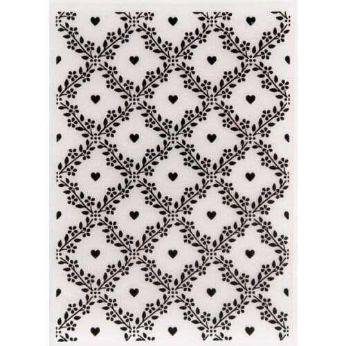 68UE Flower Vine Plastic Embossing Folder Stencil Template DIY Craft Making Pattern Background Paper Cards Scrapbooking Album