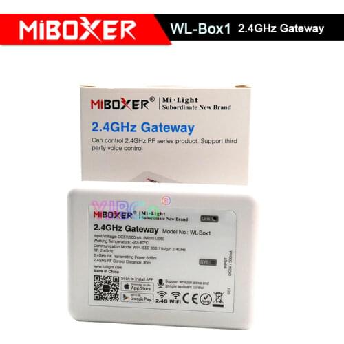 Miboxer WL-Box1 2.4GHz Gateway Wifi controller DC5V compatible with IOS/Andriod system Wireless APP Control for led strip light