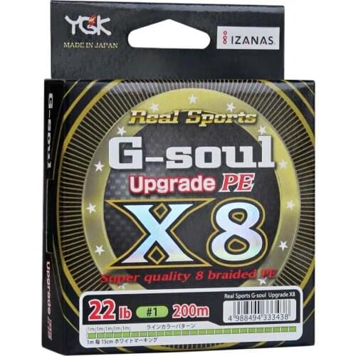 YGK X8 2020 Original Japan PE High Strength Brand Fishing Line 8 Braided Mainline