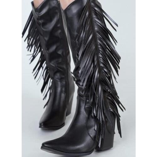 2021new Splicing Riding Boots Fashion Calf Mid-tube Boots Platform Wedges Ethnic Style Short Boots Casual Winter Women Shoes