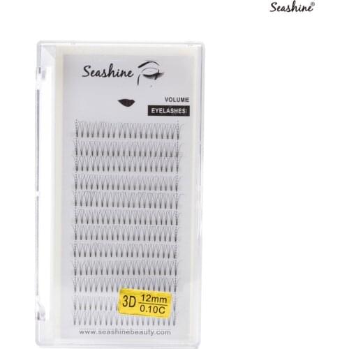 Seashine 1 Tray Volume Lash Premade Fans High Quality Premade Volume Fans 8-18mm Eyelashes Extension Premade Fans Volume Lashes