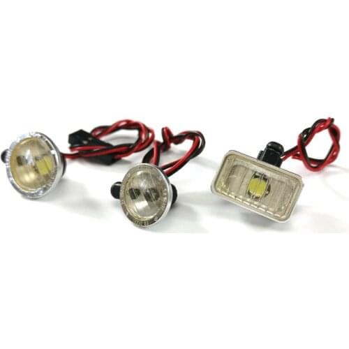 1PC 1/14 Tamiya Tractor LED Lamp D13mm 15mm Light Beads DC3V Round Spotlight Roof Lamp/Lampshade for 1:14 Trailer RC Trucks