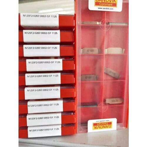 10PCS CARBIDE INSERT N123E2-0267-0002-GF 1125