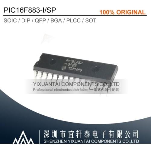 5pcs/lot 50pcs/lot 100pcs/lot Free shipping 100% original PIC16F883-I/SP PIC16F883-I PIC16F883 DIP28