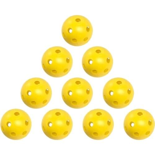 2021 Top Airflow Hollow 1.57in Mini Plastic Golf Balls for Driving Range, In/Outdoor Use