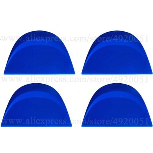 4pcs Blue Plastic Soft Scraper Film Install Squeegee Carbon Fiber Vinyl Car Wrap Tool Window Foil Car Stickers Tint Tools 4A03