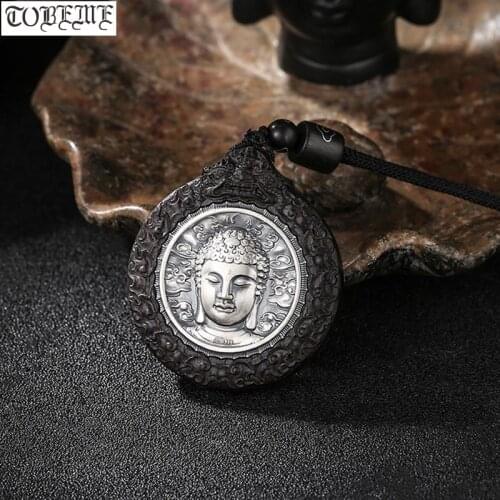 990 Silver Tibetan Vairocana Buddha Statue Pendant Buddhist Vairocana Pendant Tibetan Buddha Pendant Good Luck Amulet