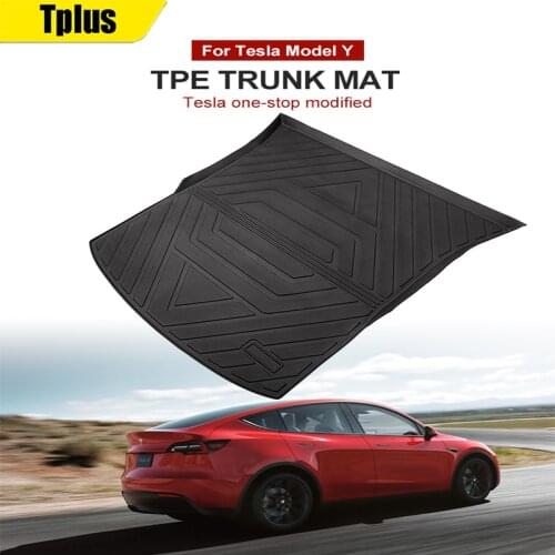 Model Y Car Trunk Mat For Tesla Model Y 2021 Accessories Rear Mat TPE Cargo Liner Waterproof Non-Slip Protective Pad