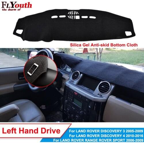 Car Dashboard Cover For Land Rover Range Rover Sport Discovery 3 Discovery 4 2010-2016 Silicone Non-Slip Dash Mat ANti-UV Carpet