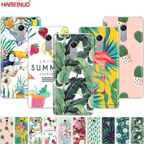 HAMEINUO Flower Daisy Plants Fruit Cactus Cover phone Case for Xiaomi redmi 5 4 1 1s 2 3 3s pro PLUS redmi note 4 4X 4A 5A