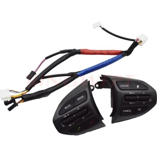 High Quality For Kia K5 (2014-2015) Car steering wheel buttons car-styling cruise control buttons Bluetooth button