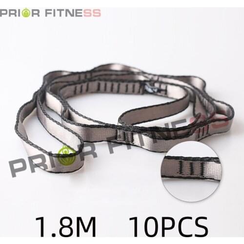 NEW 10pcs Daisy Chain for Aerial Yoga hammock 1.8M CE Certificated Webbing for yoga accessories 23Kn Hardware for Aerial Silks