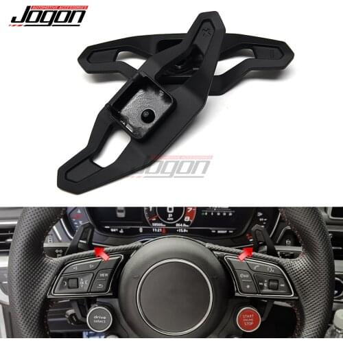 Metal Steering Wheel Replace Paddle Extend Shifter Cover Trim For Audi A6 C8 S6 A7 4K A8 D5 4N S8 2019-2021 Car Accessories