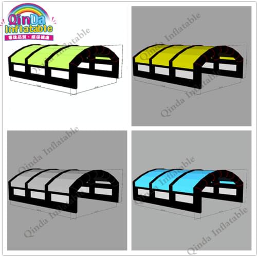 Mobile inflatable canopy / tent trade show inflatable marquee,11x8.5x4m inflatable arch tent for outdoor event