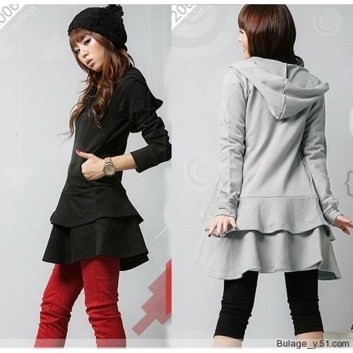 2014 big size autumn clothing womens one-piece dress outerwear a7 plus size women outwear XXXL XXXXL XXXXXL BUST120