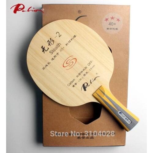 Palio official stealth-2 stealth 02 table tennis blade fast attack with loop good control racquet sports