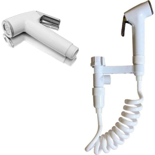 1Set Portable Toilet Bidet Tap Handheld Shower Sprayer Gun Female Hygeian Flushing Device Home Bathroom Accessories