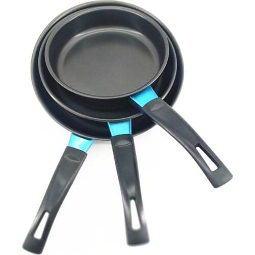 14/16/18cm Mini Non-sticky Flat Base Egg Cookie Frying Pan For Induction Cooker