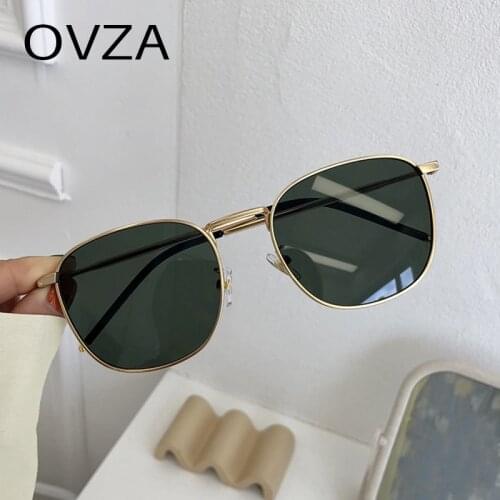 OVZA Fashion Sunglasses for Woman 2020 Men Polarizing Glasses for Driving UV400 Classic Rectangle Design S7016