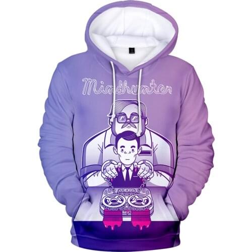 BTK Serial Killer Hoodie Tops Men Mindhunter Thriller Crime Film Hipster Hoodies 3D Sweatshirts Mindhunter Clothes Hip Hop Hoody