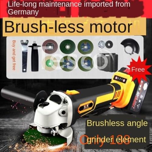 Charging Angle Grinder Brushless Lithium Electric Polishing Machine Cutting Machine Grinding