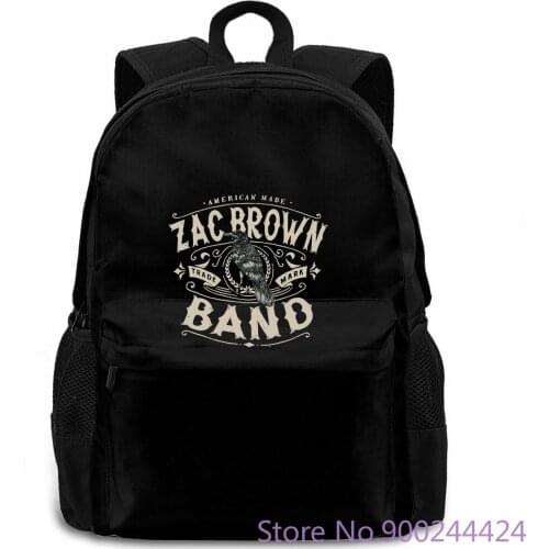 Zac Brown Band American Made Black New Official Merch Harajuku Cool Homme women men backpack laptop travel school adult