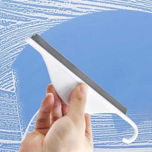 Glass Window Wiper Soap Cleaner Squeegee With Hanging Hook Car Glass Cleaner Wall Tile Cleaner Tool Practical For Bathroom Door