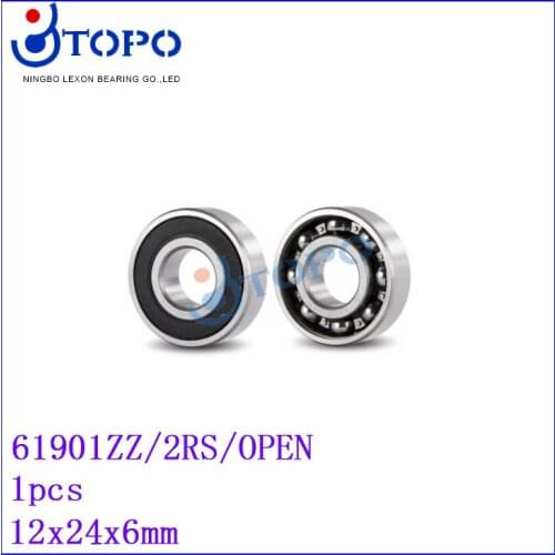 12*24*6mm Deep Groove Ball Bearings61901 ZZ/2RS/OPEN