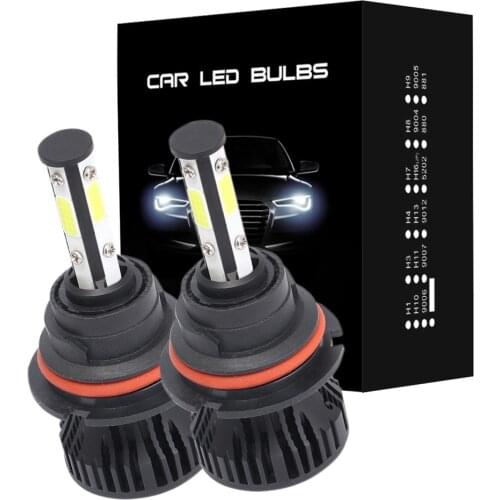 2pcs 16000Lm 50W H4 H13 9008 9004 9007 Hi/Lo Beam H7 9005/HB3 9006/HB4 H11 H8 Auto Led Headlight 6500K White Car Lights 12V