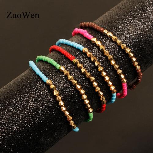 3pcs/Set Bohemia Ethnic Seed Beads Bracelet Women on The Leg Crytsal Beads Ankle Foot Chain Summer Beach Jewelry L160