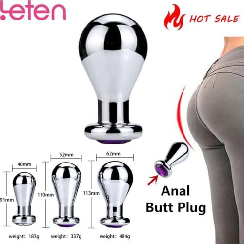 Large Intimate Anal Dilator Big Butt Plug Prostate Massager Adult Unisex Kit Anus Expansion Stimulator Sex Toy For Men Women Gay