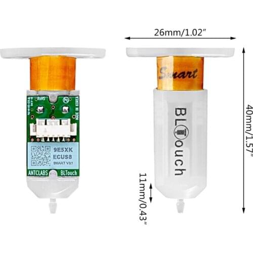 Creality Upgraded BLTouch 3.1 for 32 Bit V4.2.2/V4.2.7 Mainboard, Auto Bed Leveling Sensor Kit Accessories, 3D Printer 45BA
