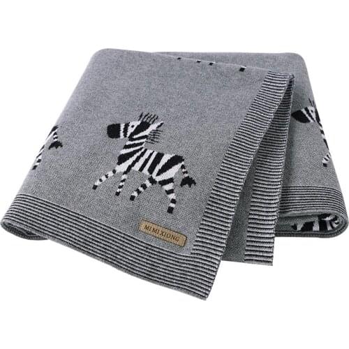 Baby Blankets Knitted Cotton Swaddle Wrap Newborn Stroller Bedding Sleeping Covers Toddler Infant Blankets Baby Gift