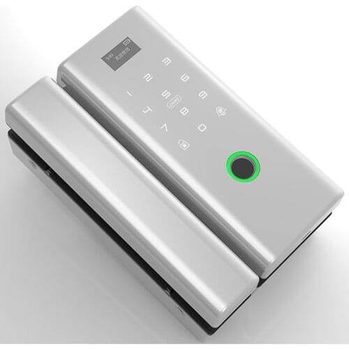 Tuya Wifi Sling Door Lock Smart Glass Door Lock Remote Control Glass Lock Electronic Lock Framed Glass Wooden Door Lock