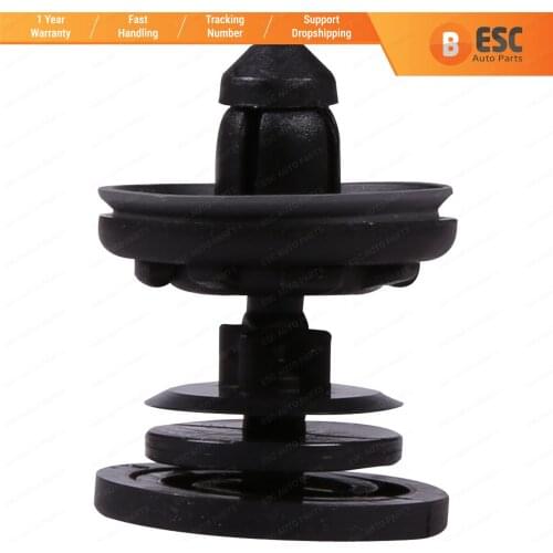 ECF2339 10 Pieces Door Panel Retainer, Black for Volkswagen, Audi OEM: 7L6868243 Made in Turkey