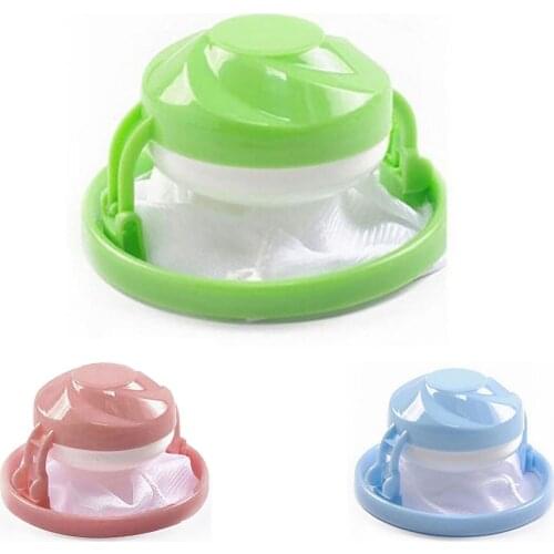 Hair Removal Catcher Filter Mesh Pouch Cleaning Balls Bag Dirty Fiber Collector Washing Machine Filters Laundry Ball Disc #W5