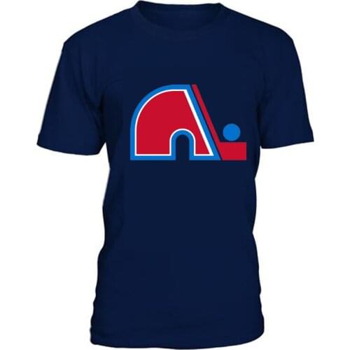 Cool Hockey High quality Quebec Hockey Fans Cotton Mens T Shirts With Printing Logo